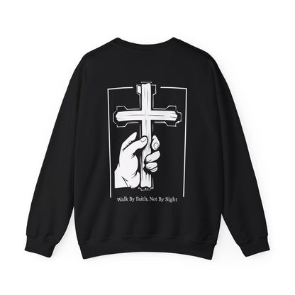 Walk By Faith, Not By Sight Crewneck Sweatshirt