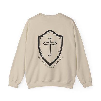 The Lord Is My Strength And My Shield Crewneck Sweatshirt