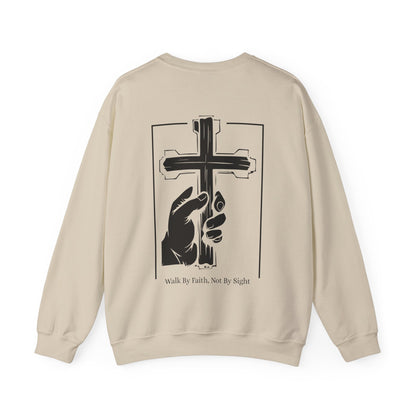 Walk By Faith, Not By Sight Crewneck Sweatshirt