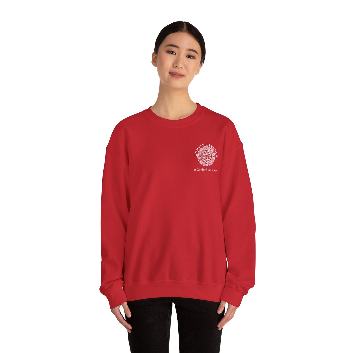 Walk By Faith, Not By Sight Crewneck Sweatshirt