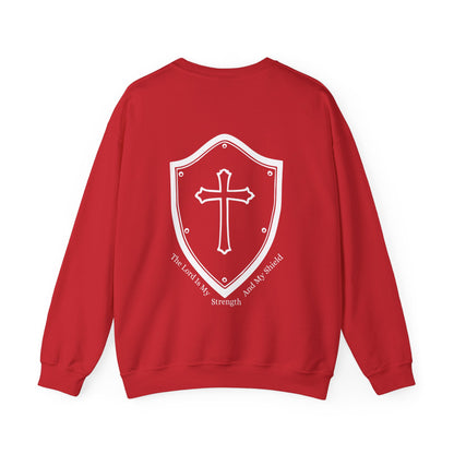 The Lord Is My Strength And My Shield Crewneck Sweatshirt